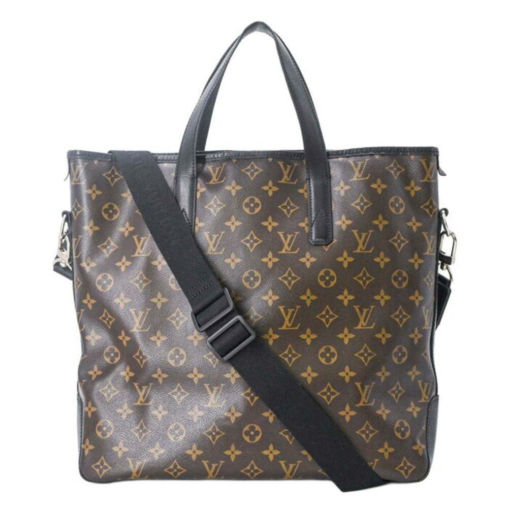 LOUIS VUITTON Black Monogram Shoulder Bag